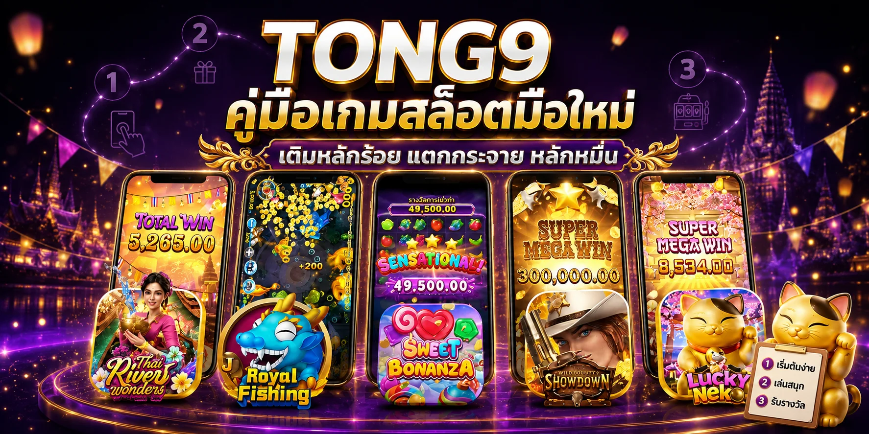 TONG9 คู่มือเลือกเกมสล็อตสำหรับมือใหม่